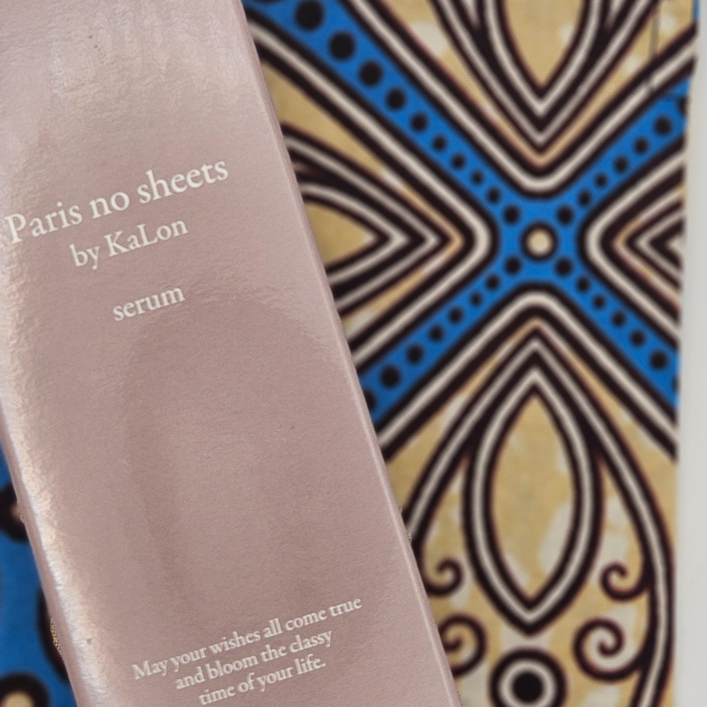 Paris no sheets serum 60ml 【AFRICAN FABRICコラボパッケージ】